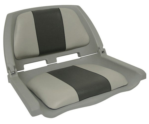 Oceansouth Basic Seats - Fold Down - Padded Light Grey/Charcoal MUA120 MA 702-23