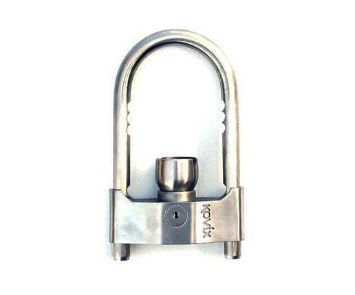 Kovix 10cm Stainless Steel U-Bar Coupling Lock, Alarm IP67 rated TTA702 KVH-96